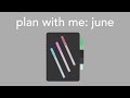 plan with me: june 2016