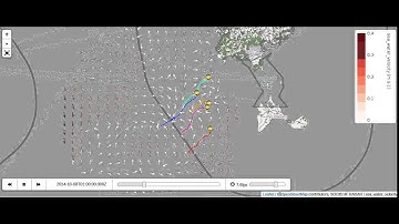 Leaflet Time Dimension for Ocean Currents and Drifting Buoys Visualization