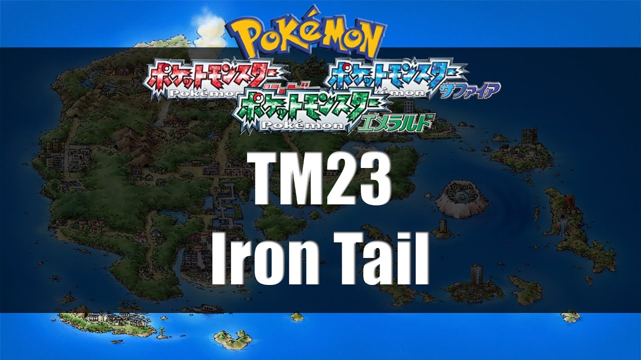 Pokemon Ruby/Sapphire/Emerald - Where to find TM23 Iron Tail
