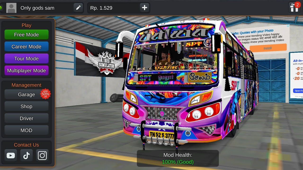 Most Expected SPT Priya Mod is Here! 😱 நிஜமான பஸ் மாதிரியே இருக்கு! | Gameplay