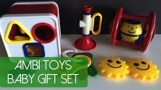 The list of 24 ambi toys baby gift set