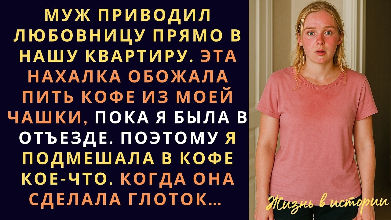 Муж приводил любовницу прямо в нашу квартиру Эта нахалка обожала пить кофе из моей чашки, пока я бы