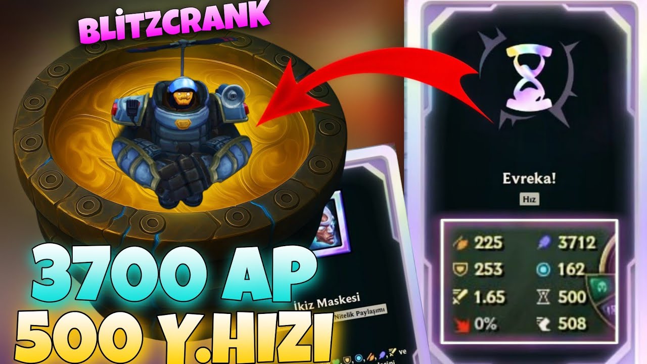 3700 AP 500 Y.HIZI BLİTZCRANK - LOL ARENA MODU