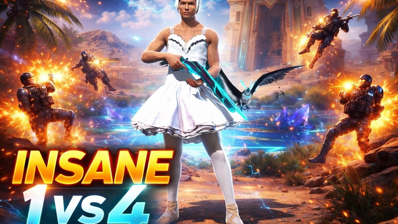 1 vs 4 Clutch 😱🔥 | Insane Gameplay - YouTube