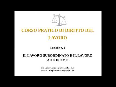 Video: Qual è l'intenzione di lavoro autonomo?