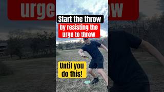 Control the urge to throw #discgolf
