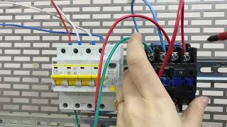 картинка: Асинхронды қозғалтқышты реверссіз басқару магнитті іске қосқыш
