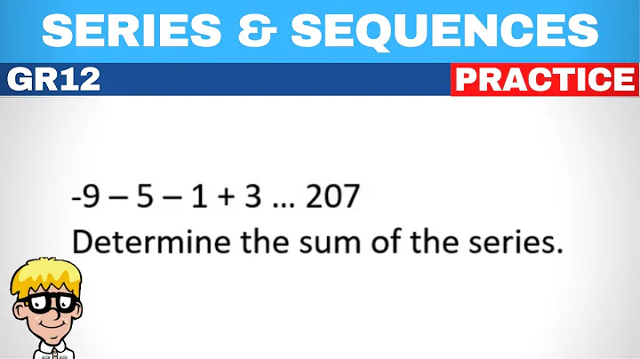 7b) Sum of Arithmetic Series Gr 12 | Try