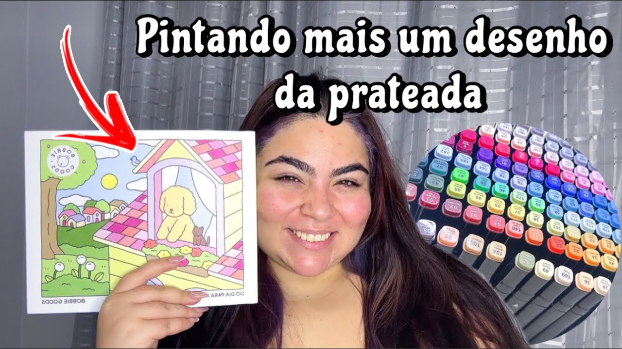 Pintando bobbie goods - Mais um desenho da prateada 🩶✨