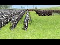 4,000 Mountain Orcs Vs 1,000 Gondor Archers | Total War Attila | Rise Of Mordor