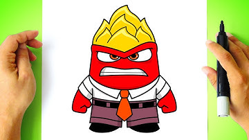 How to DRAW ANGER - Inside Out 2