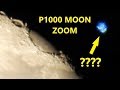 NIKON P1000 4K MOON ZOOM - And a Mysterious Object???