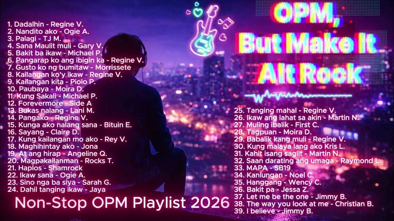 Dadalhin - OPM, But Make It Alt Rock 🎸🖤Rock Cover Non-Stop Playlist 2026 - Viral OPM