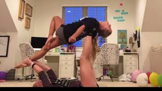 Yoga challenge with maddie and hailey