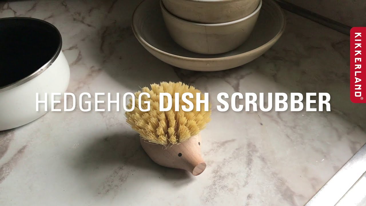 Kikkerland Dish Scrubber | Hedgehog