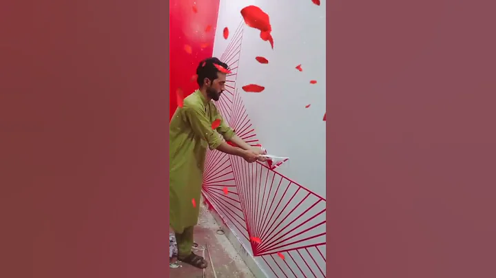 Creative wall painting design ideas / extreme wall transformation / simply brilliant wall painting - DayDayNews