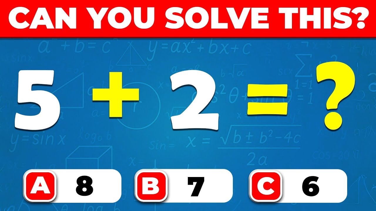Тест по математике для 2 класса | Сложение для 2 класса (Часть 1: Простой вариант)