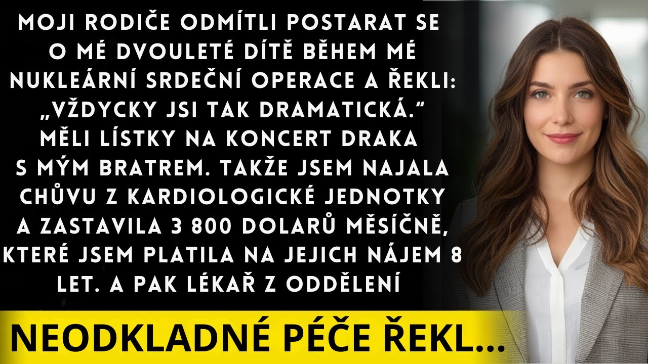 Nikdy nezapomenu na ticho v té sanitce, když jsem se třesoucím hlasem ptala mamky, jestli přijde pro Emu. Srdce mi bušilo jako o závod a záchranář vedle mě říkal, že můj rytmus je nebezpečně...