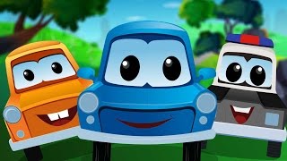 five little cars | original nursery song | english rhyme