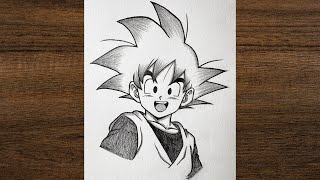 How to draw Goten from Dragon Ball Super / anime drawing / Easy drawing