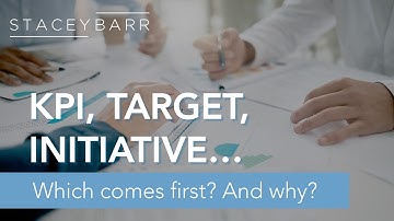 KPIs, Targets or Initiatives - Which Comes First?