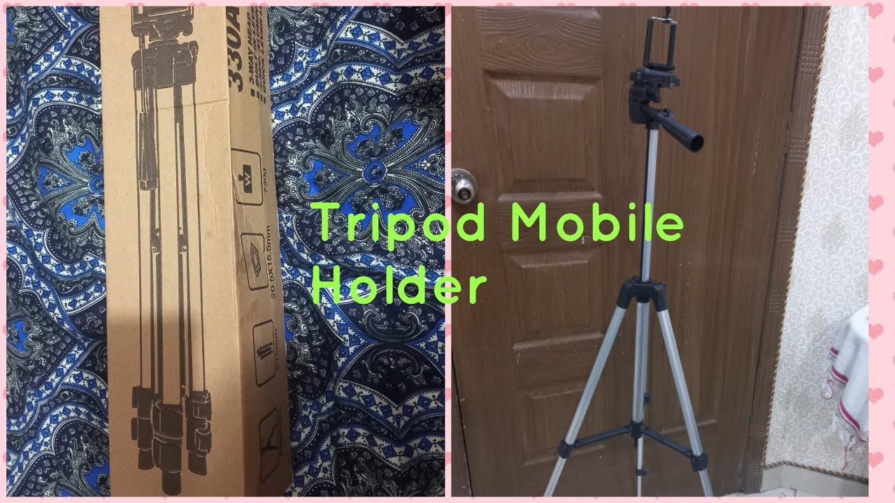 Tripod Mobile Holder unboxing and price in Pakistan, YouTube