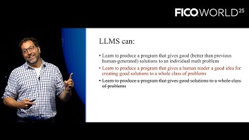 AI, LLMs and Creativity – Jordan Ellenberg at FICO World | FICO