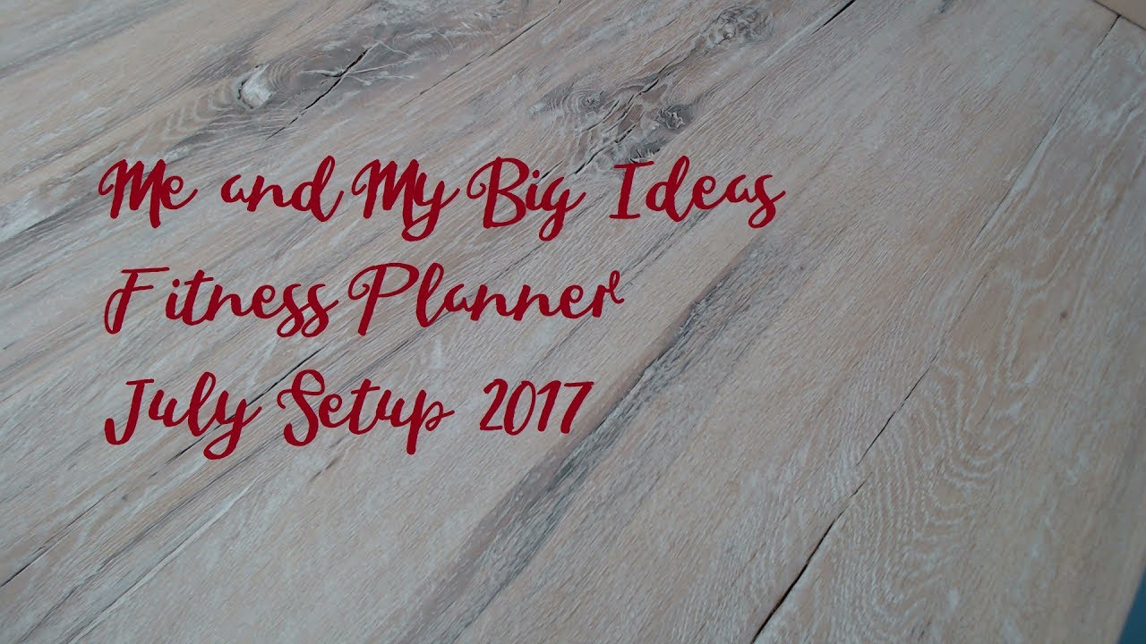 July Setup of MaMBI Fitness Planner - YouTube