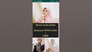 ISYFA'LANA   lirik (Nazwa Aulia Sabila)