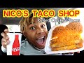 Nico's Taco Shop Mukbang (ROLLED CHICKEN TACOS)