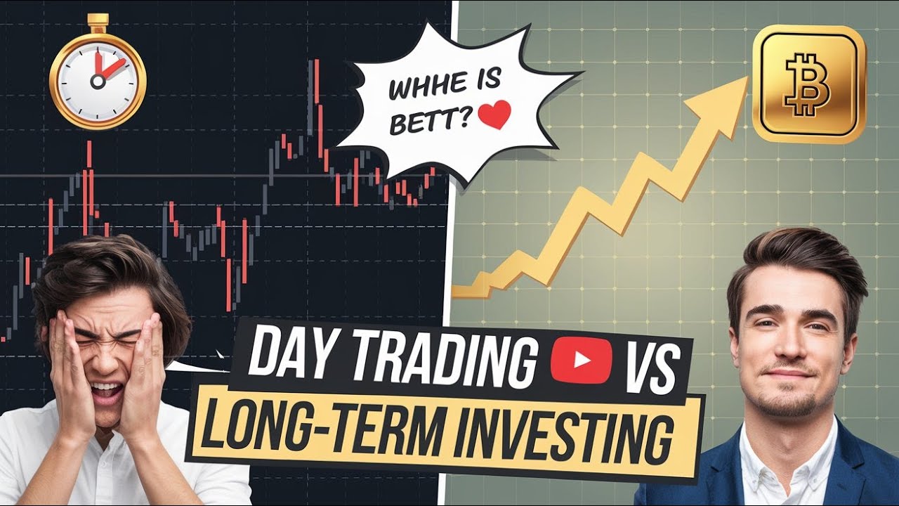 Simple Guide to Day Trading vs Long Term Crypto Investing ⚖️ - YouTube