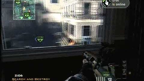 MW3 S&D MSR ACOG Scope Perfect Round