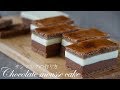 チョコレートムースケーキ・サンマルクの作り方/Chocolate mousse cake recipe asmr