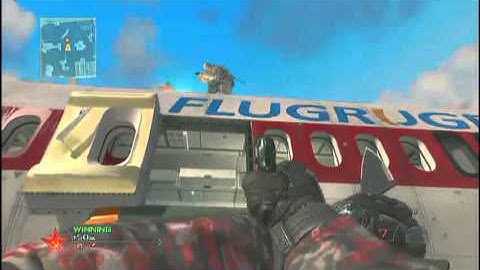 how to get on top of the plane on (mw2) terminal