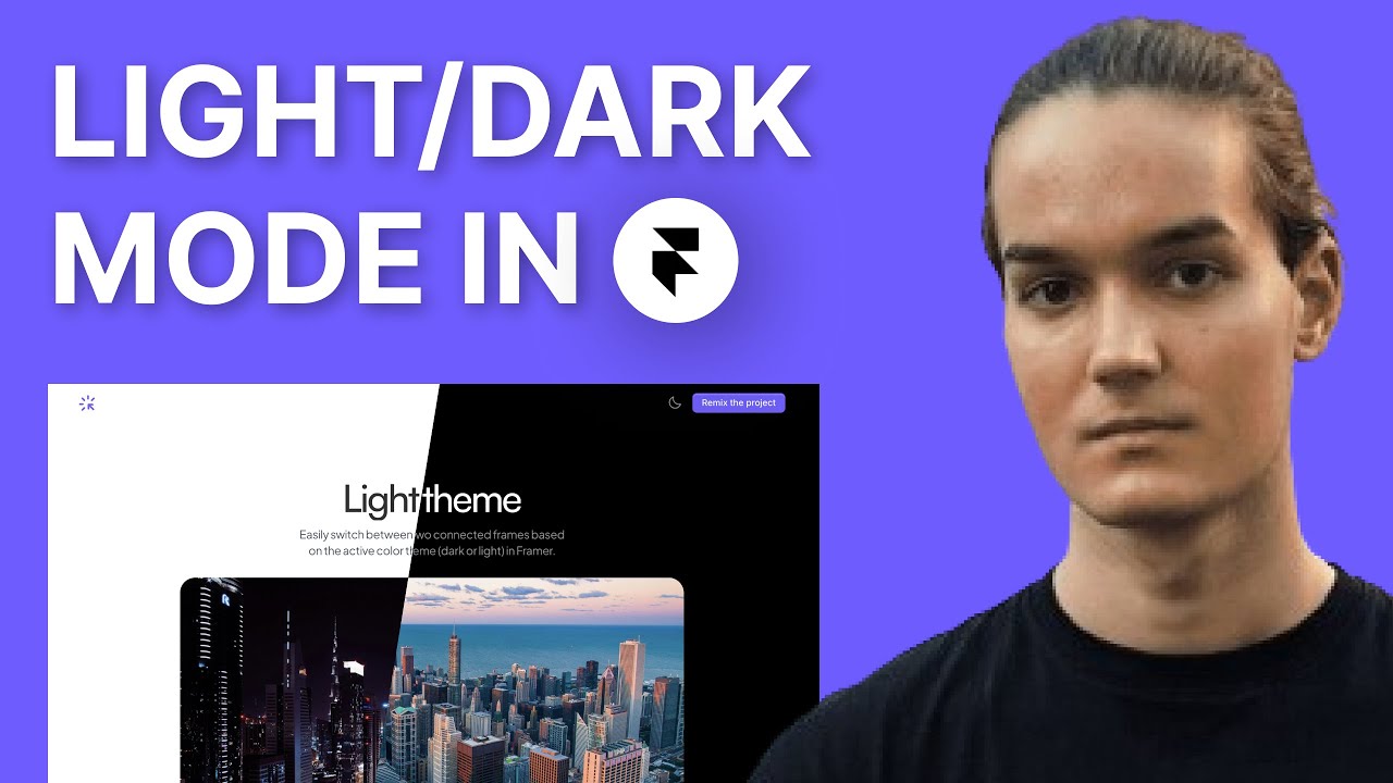 How to Add Light/Dark Mode in Framer: Step-by-Step Tutorial - YouTube