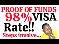 98% VISA GUARANTEED. THIS IS THE PROOF OF FUNDS YOU NEED TO STUDY IN THIS EU COUNTRY