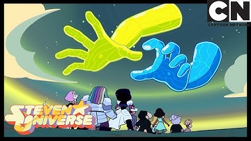 Steven Universe | The Cluster is awakened by Yellow and Blue Diamond | Reunited | Cartoon Network
