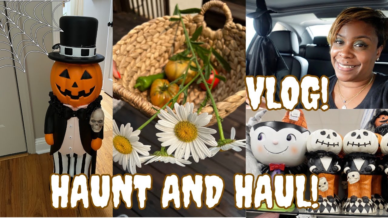 VLOG HALLOWEEN AT HOMEGOODS & MAKING HALLOWEEN PILLOW COVERS YouTube