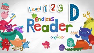 Endless Reader Letter D - Sight Words: DAY, DID, DO, DOES, DOG, DONE, DOWN, ... | Originator Games