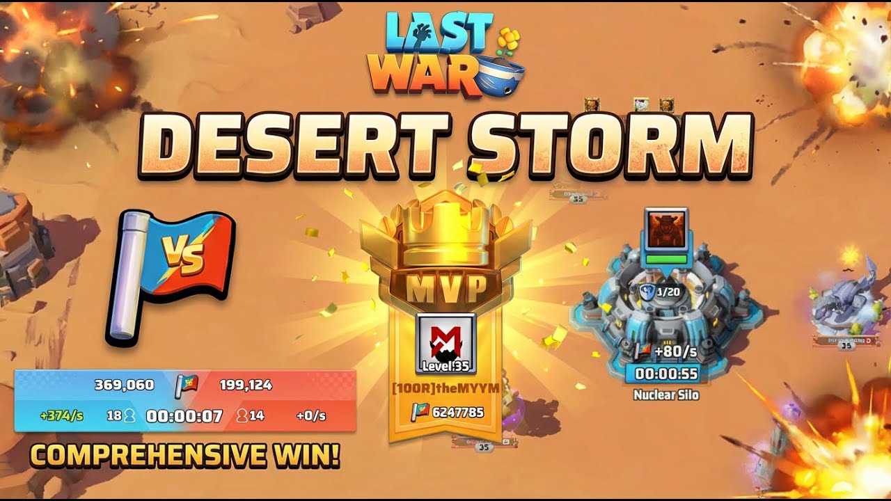Desert Storm! A decisive Win | 100R vs AIS #lastwarsurvivalgame #lastwar #arena