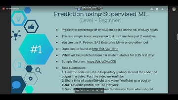 Data Science & Business Analytics Intern Task 1 | The Sparks Foundation | #GRIPSEP21