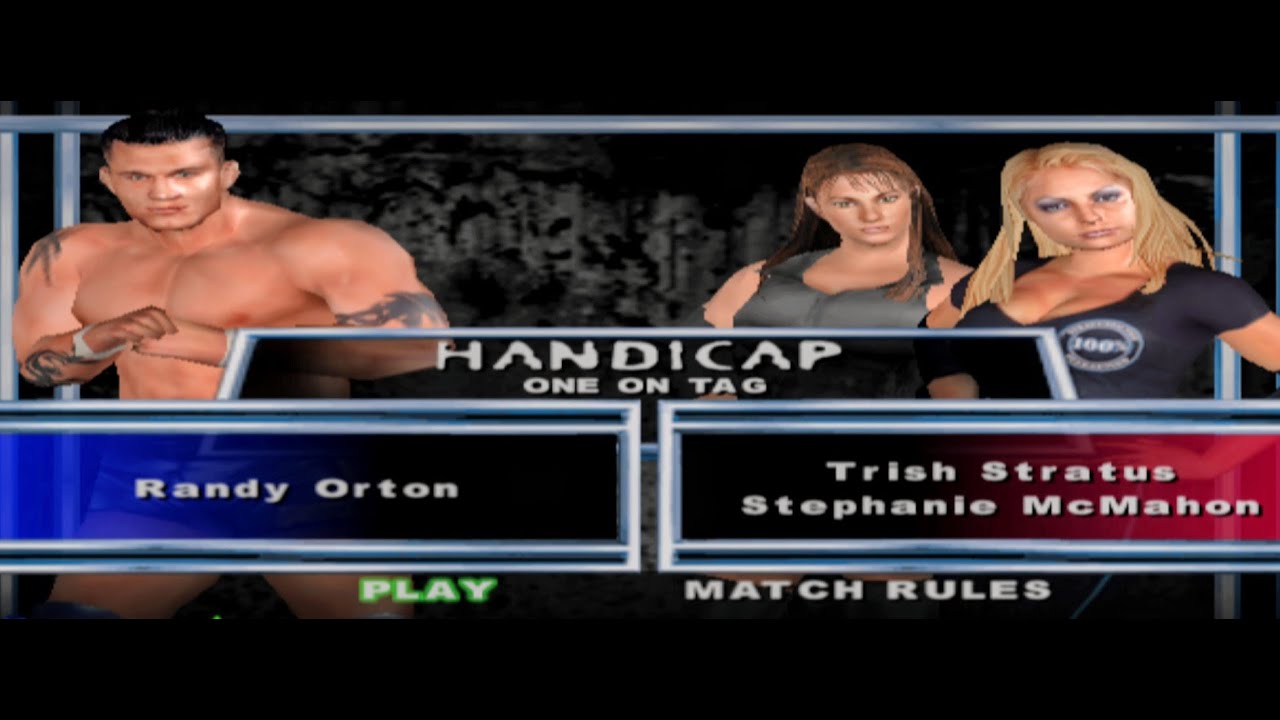 Randy Orton vs Trish Stratus & Stephanie McMahon | Power vs Teamwork | 2-on-1 Handicap Match | HCTP