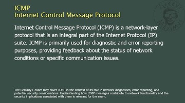 ICMP - Internet Control Message Protocol