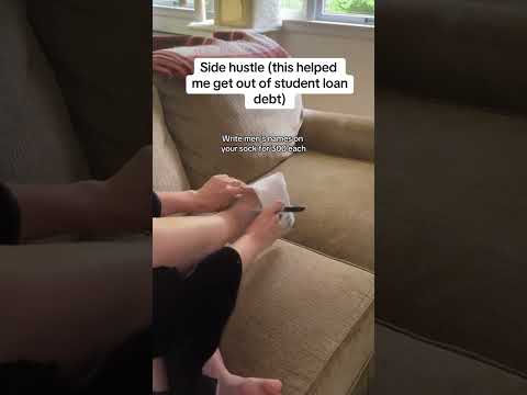 Beat Student Debt with Sock Hacks! #tiktok #shortvideo #shorts #trending #reels #feet #foot
