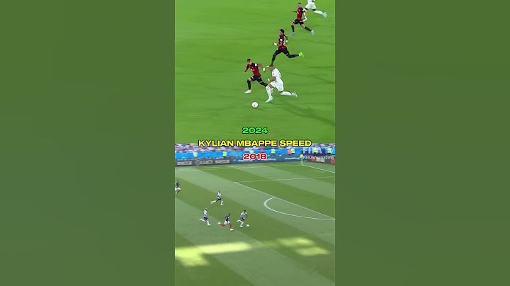 LA VELOCIDAD DE MBAPPE 2024 VS 2018... #realmadrid #football #mbappe  #kylianmbappe #futbol