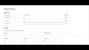 How to Conduct a Boolean Search