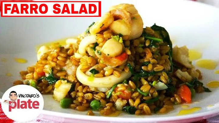 FARRO SALAD with Seafood | Farro Recipe | How to C...