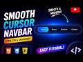 Smooth &amp; Modern Navbar Animation 🔥 | HTML CSS JavaScript Tutorial
