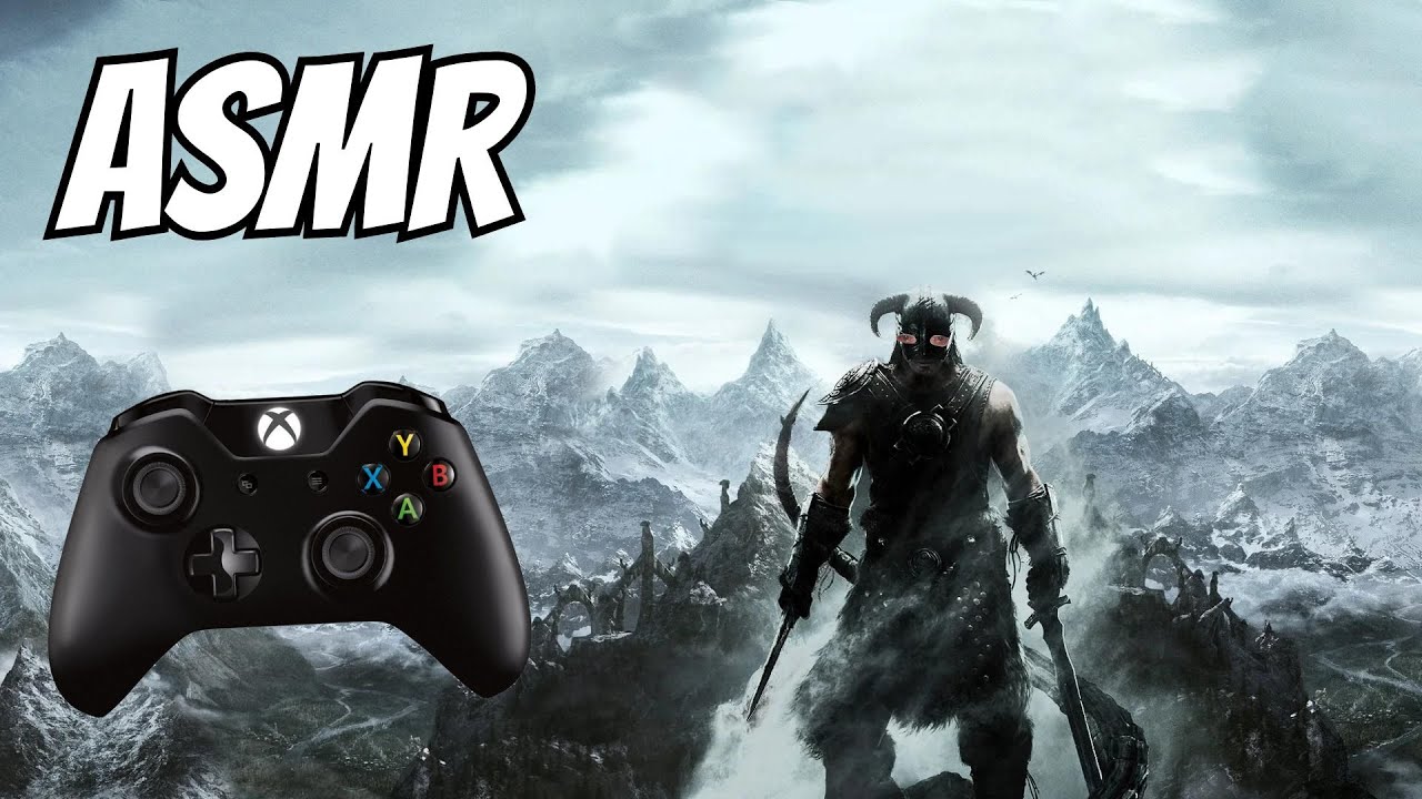 ASMR Gaming - Playing Skyrim for the first time