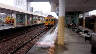 372次自強號岡山站通過(3198次區間車待避)